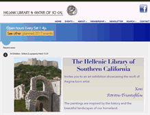 Tablet Screenshot of hellenic-library.org